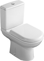 Ideal Standard Della White Close-coupled Toilet with Soft close seat