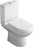Ideal Standard Della White Close-coupled Toilet with Soft close seat