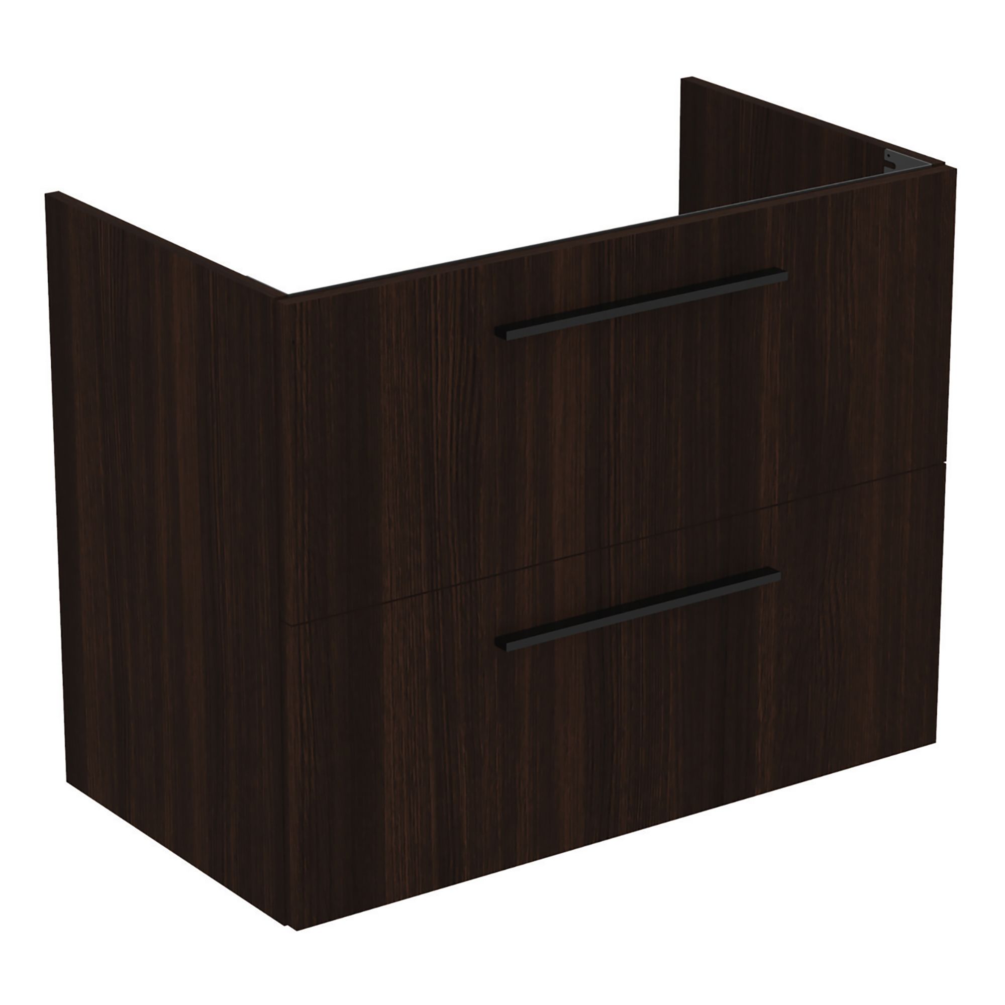 Ideal Standard i.life A Standard Coffee Oak effect Wall-mounted Bathroom Vanity unit (H)63cm (W)80cm