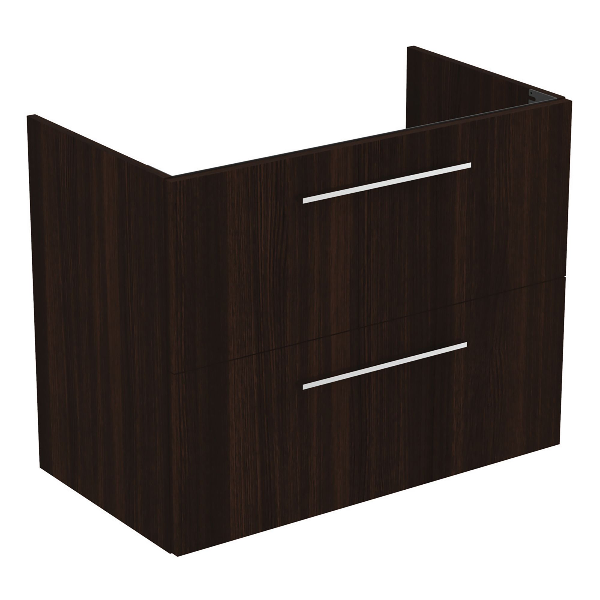 Ideal Standard i.life A Standard Coffee Oak effect Wall-mounted Bathroom Vanity unit (H)63cm (W)80cm