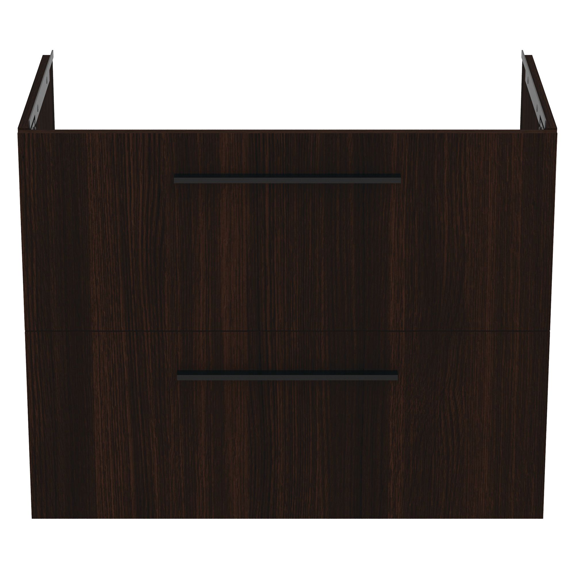 Ideal Standard i.life A Standard Coffee Oak effect Wall-mounted Bathroom Vanity unit (H)63cm (W)80cm