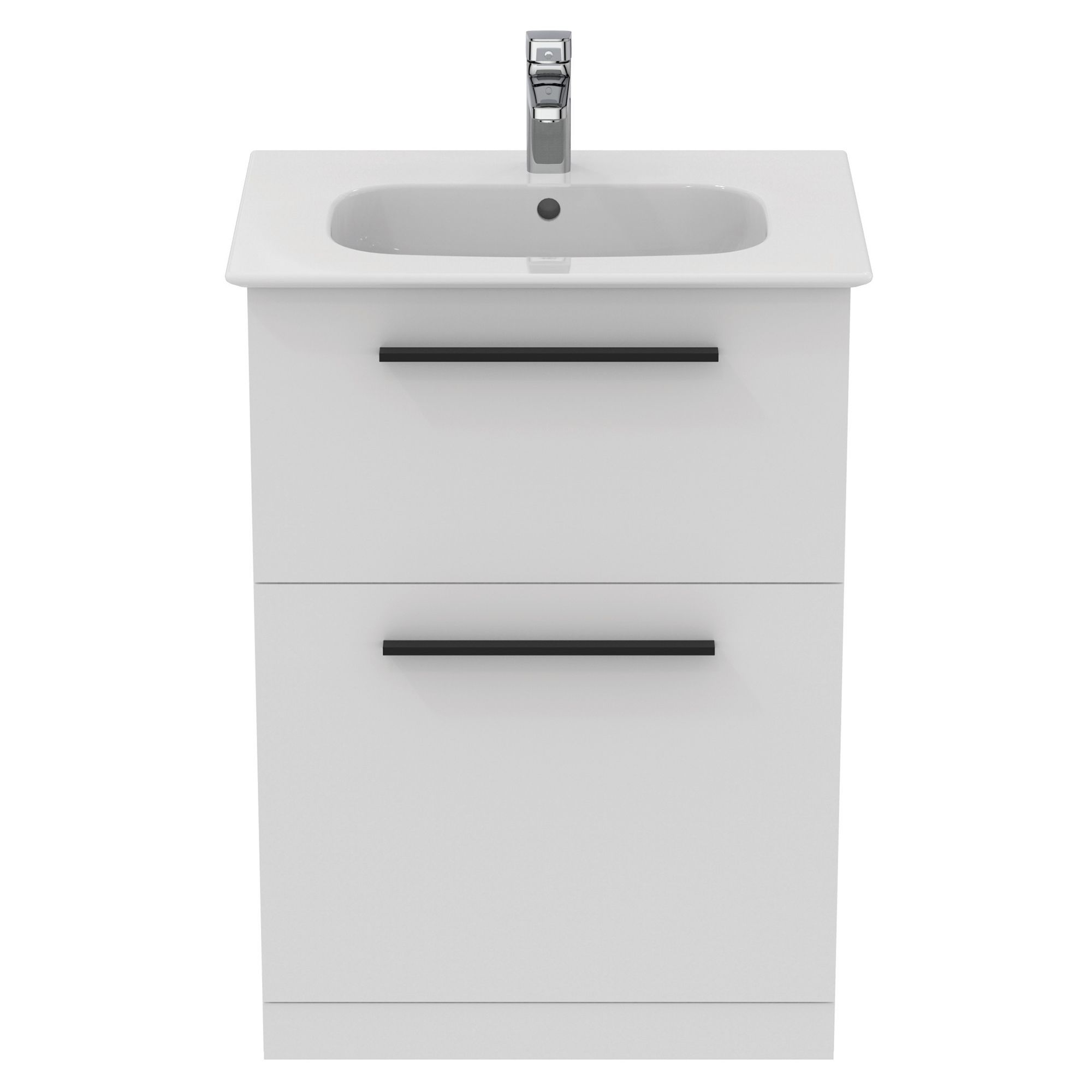 Ideal Standard i.life A Standard Matt White Freestanding Bathroom Vanity unit (H)85.3cm (W)60cm