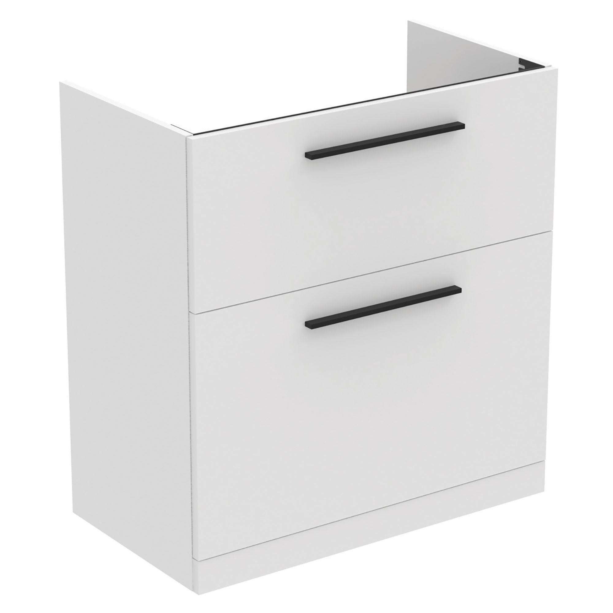 Ideal Standard i.life A Standard Matt White Freestanding Bathroom Vanity unit (H)85.3cm (W)80cm
