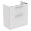 Ideal Standard i.life A Standard Matt White Freestanding Bathroom Vanity unit (H)85.3cm (W)80cm