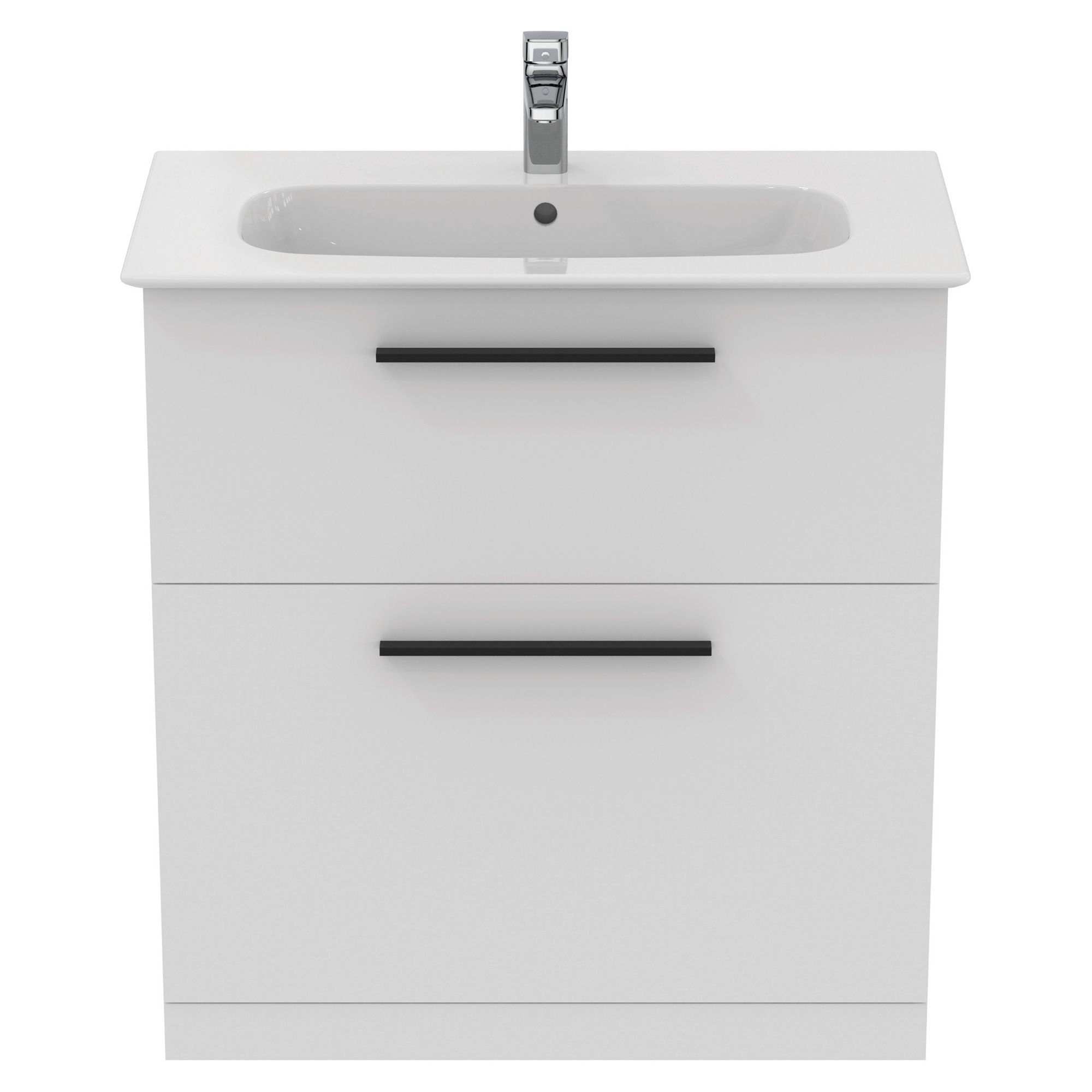 Ideal Standard i.life A Standard Matt White Freestanding Bathroom Vanity unit (H)85.3cm (W)80cm