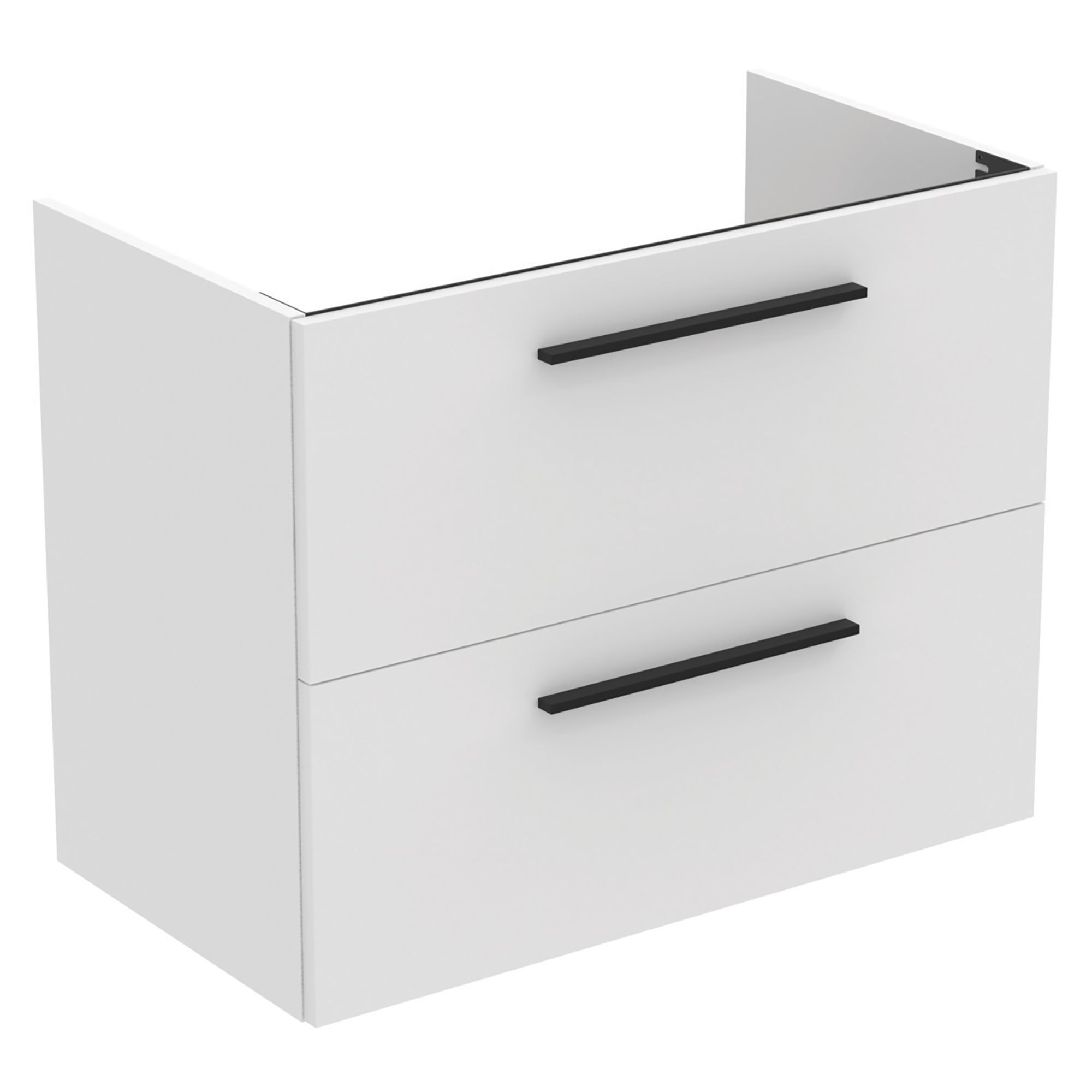 Ideal Standard i.life A Standard Matt White Wall-mounted Bathroom Vanity unit (H)63cm (W)80cm