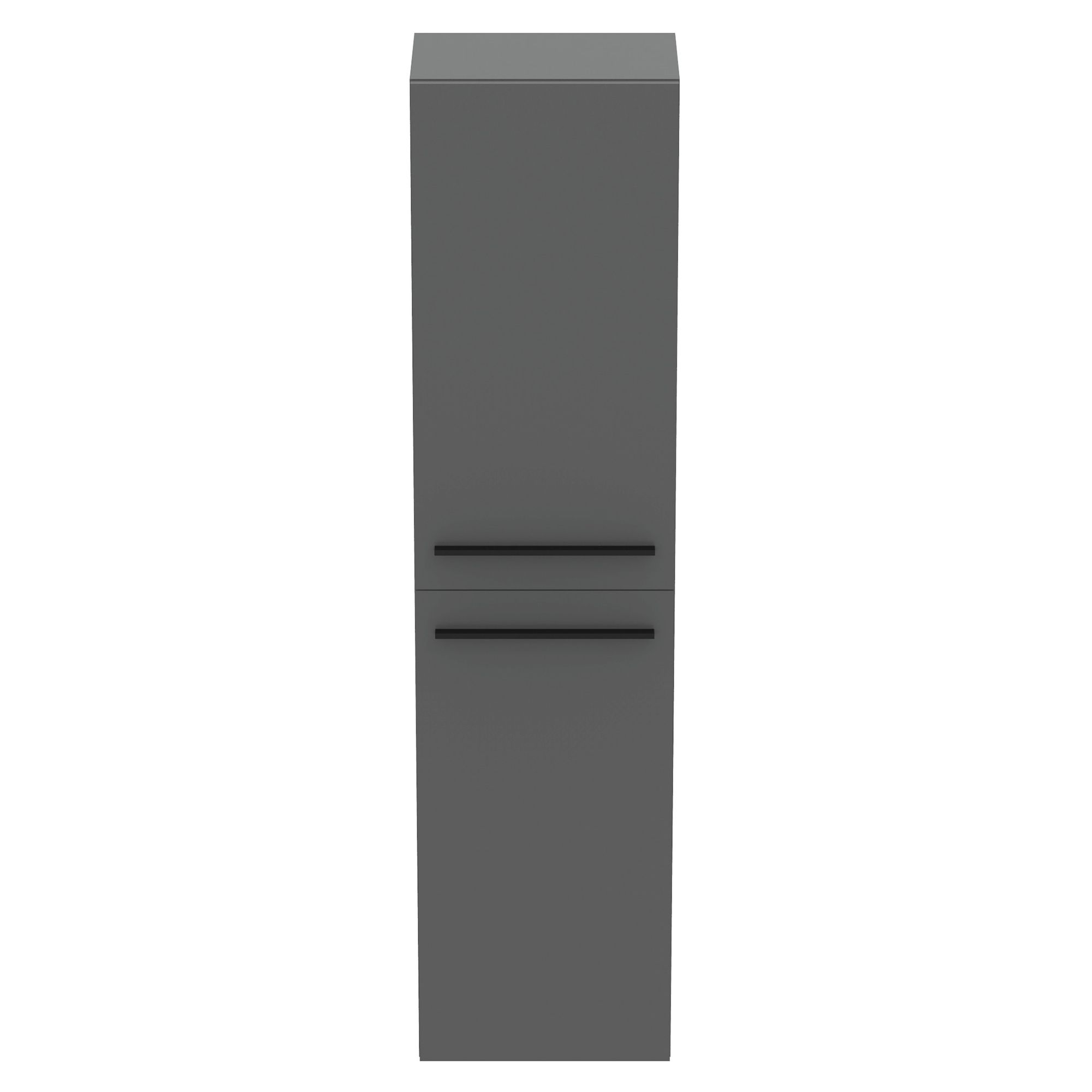 Ideal Standard i.life A Tall Gloss Quartz grey Single Wall-mounted Bathroom Cabinet (H)160cm (W)40cm