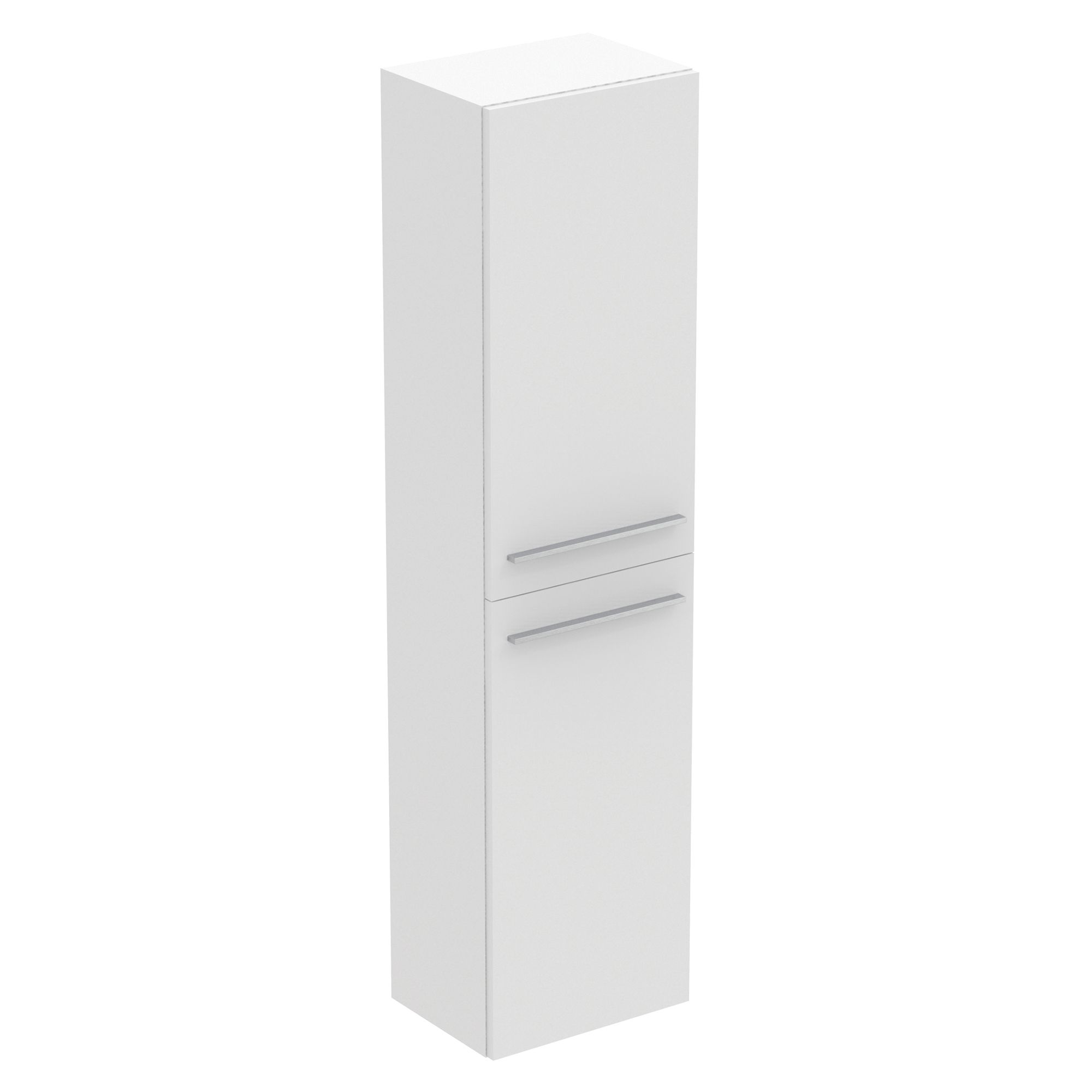 Ideal Standard i.life A Tall Matt White Single Wall-mounted Bathroom Cabinet (H)160cm (W)40cm