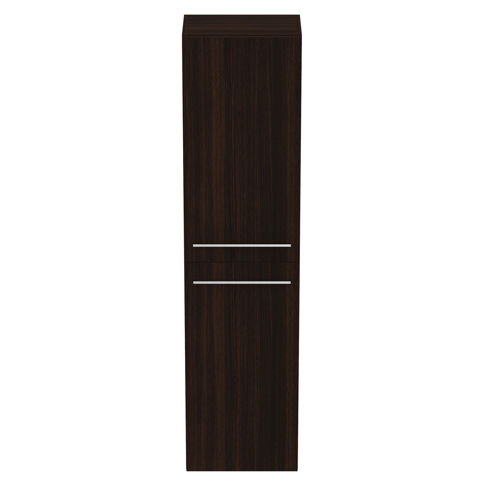 Ideal Standard i.life A Tall Satin Coffee Oak effect Single Wall-mounted Bathroom Cabinet (H)160cm (W)40cm