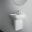 Ideal Standard i.life A White Bathroom Semi pedestal (H)34cm (W)17cm