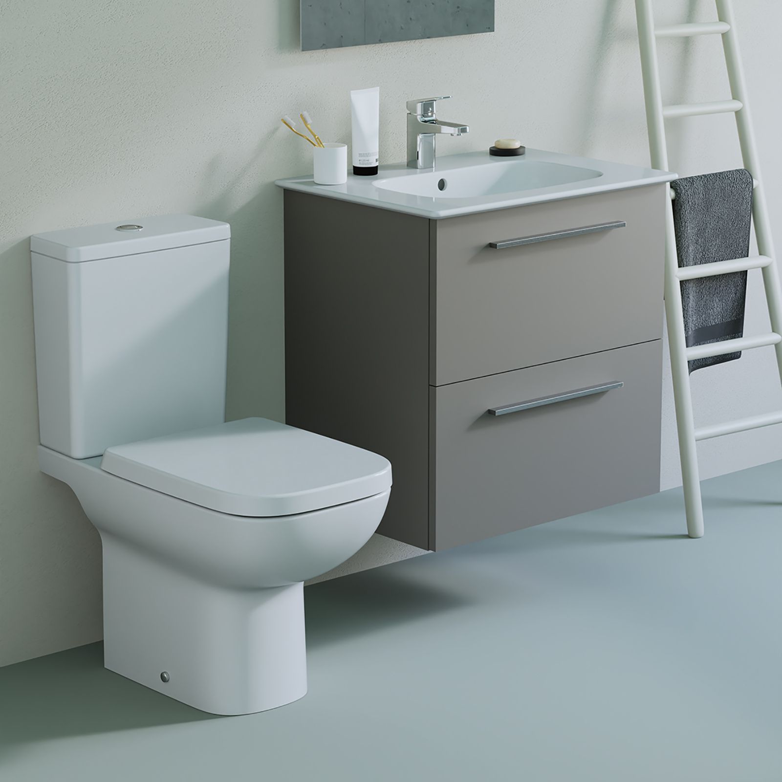 Ideal Standard i.life A White Soft close Toilet seat
