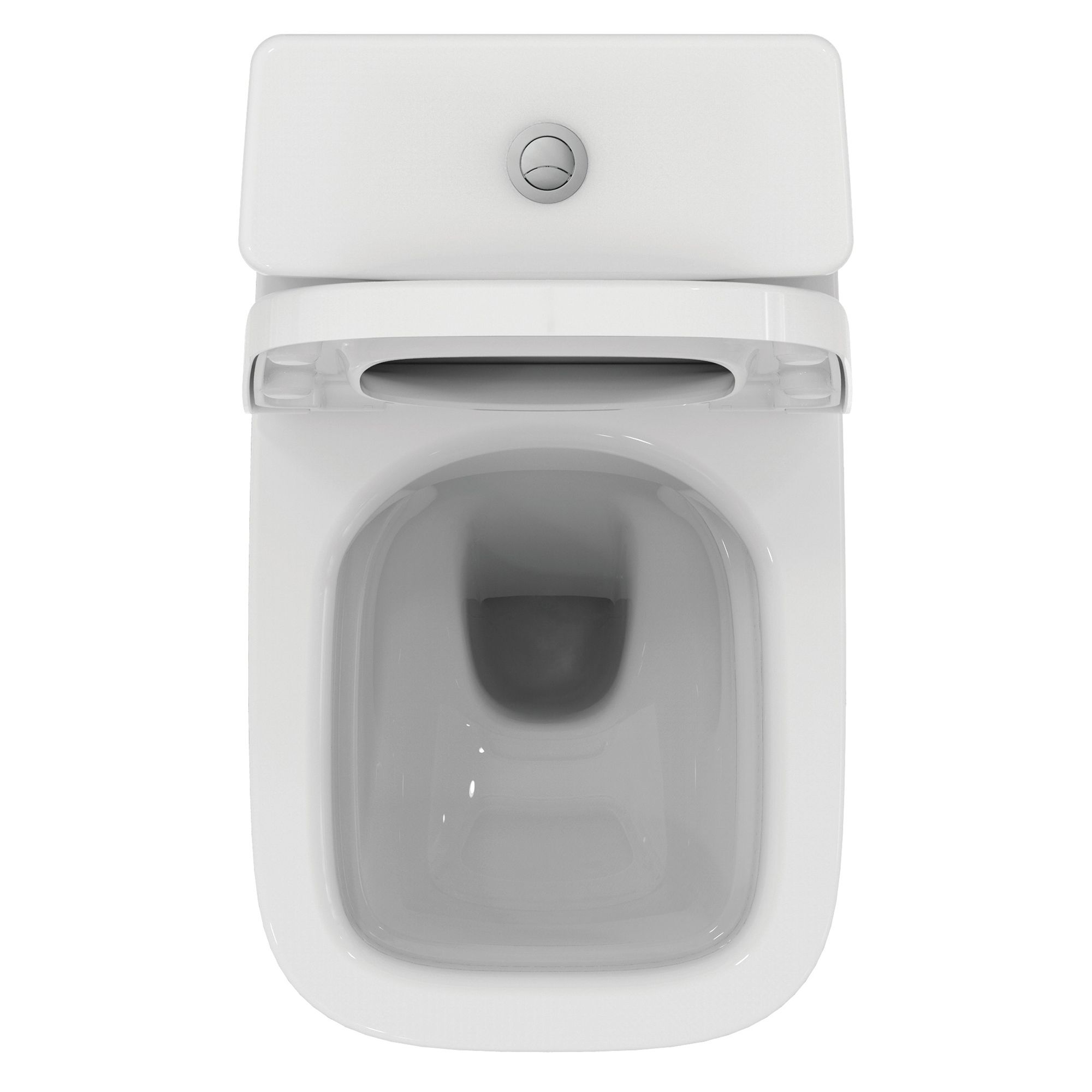 Ideal Standard i.life A White Standard Back to wall close-coupled Square Toilet set with Soft close seat