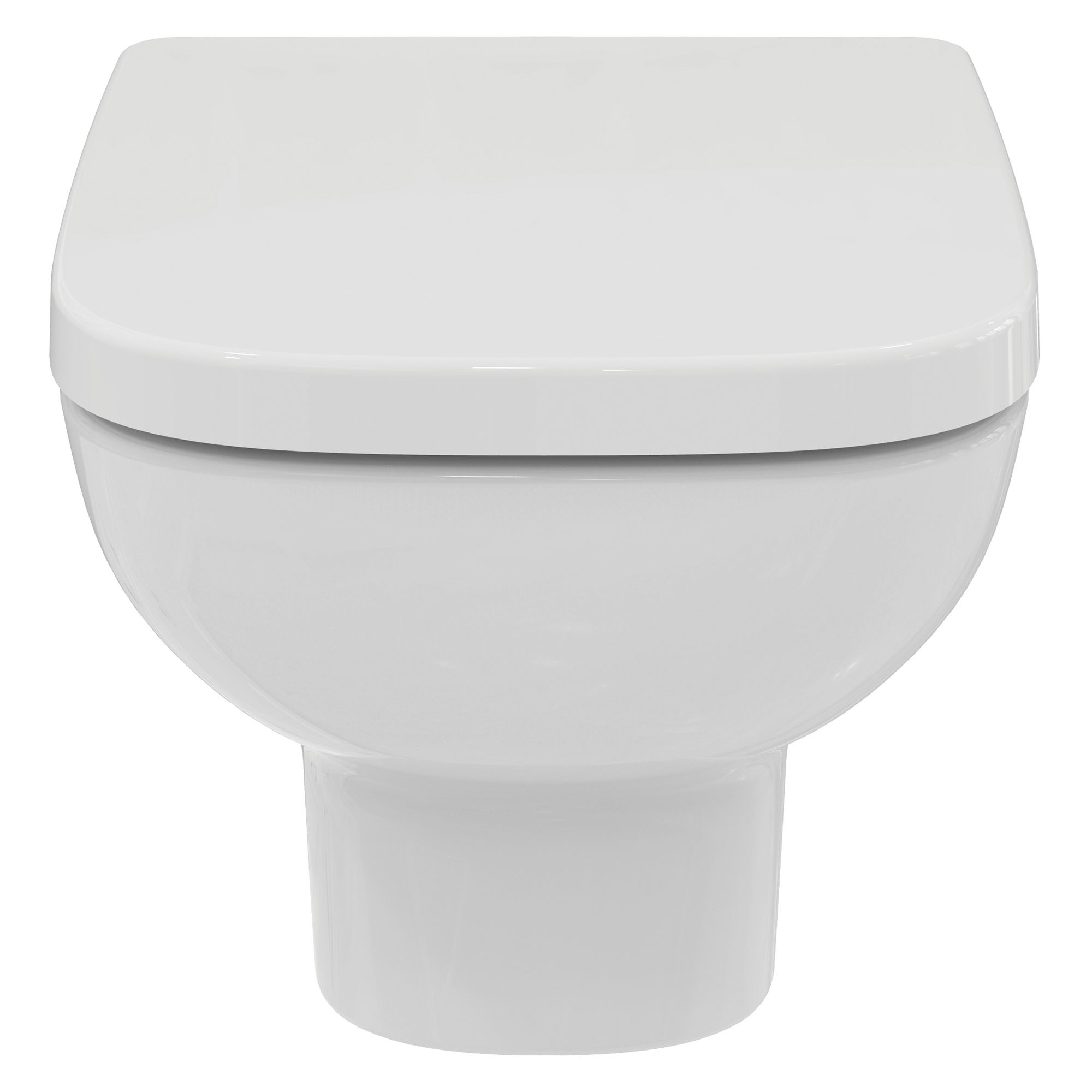 Ideal Standard i.life A White Standard Wall hung Square Toilet set with Soft close seat