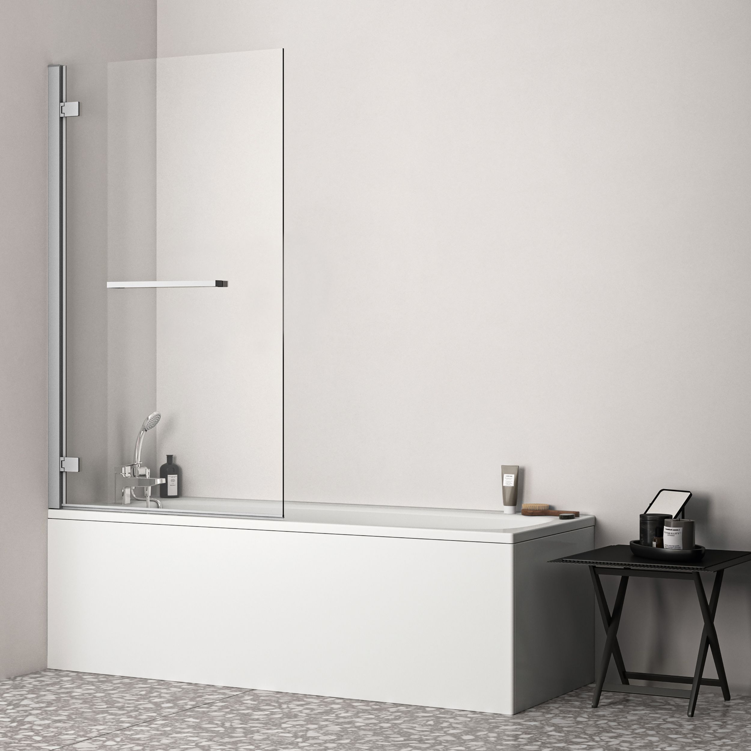 Ideal Standard i.life Gloss White Acrylic Twin ended Easy access bath (L)1695mm (W)695mm