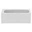 Ideal Standard i.life Gloss White Twin ended Easy access bath (L)1495mm (W)695mm