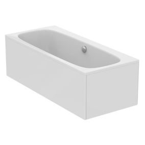 Ideal Standard i.life Gloss White Twin ended Easy access bath (L)1695mm (W)745mm
