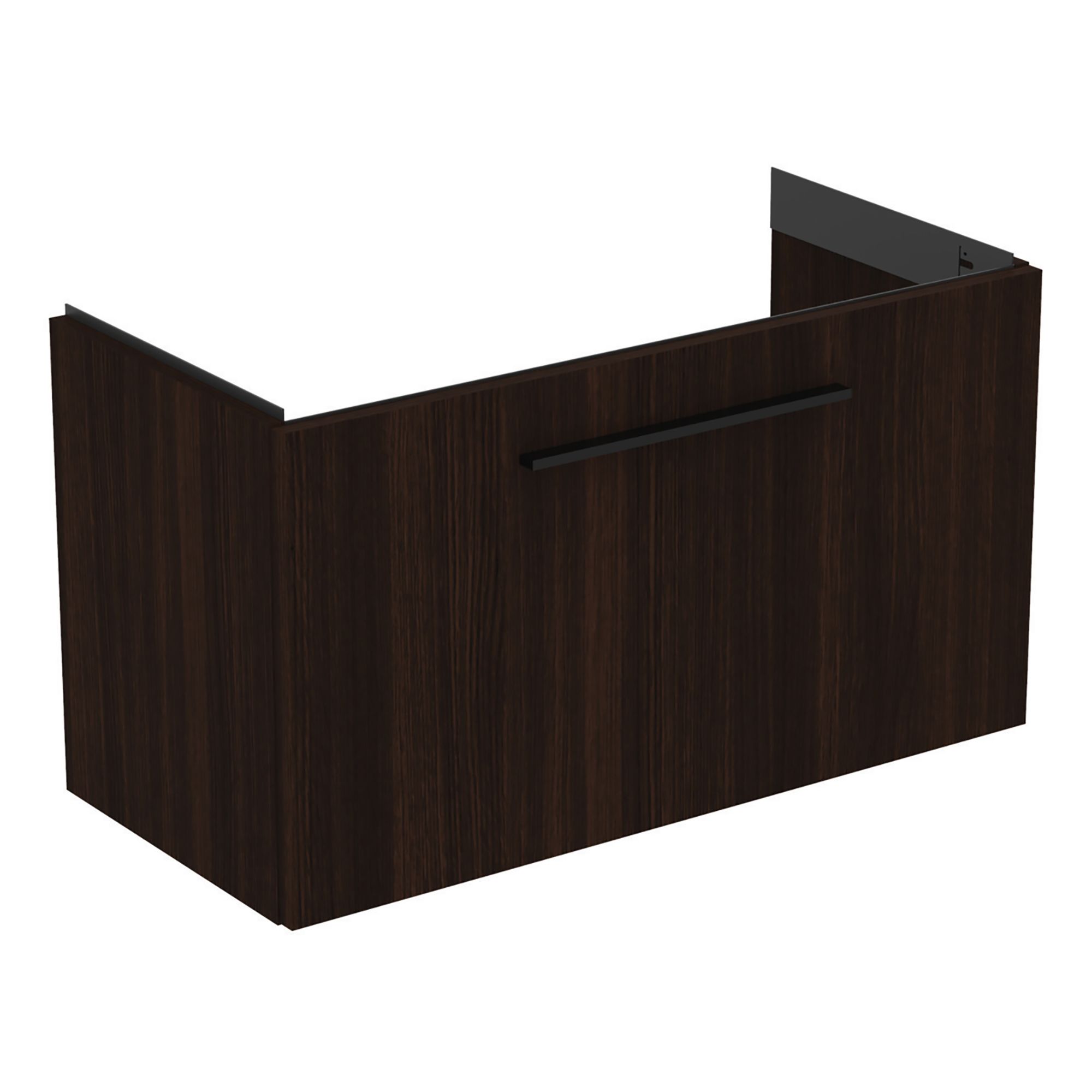Ideal Standard i.life S Compact Coffee Oak effect Wall-mounted Bathroom Vanity unit (H)44cm (W)80cm