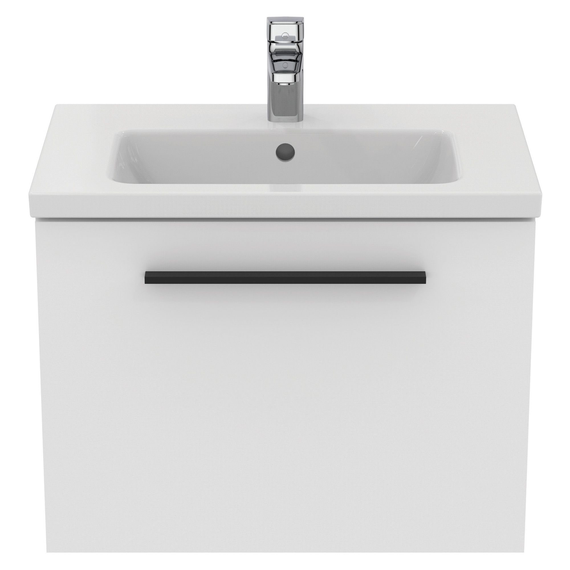 Ideal Standard i.life S Compact Matt White Wall-mounted Bathroom Vanity unit (H)44cm (W)60cm