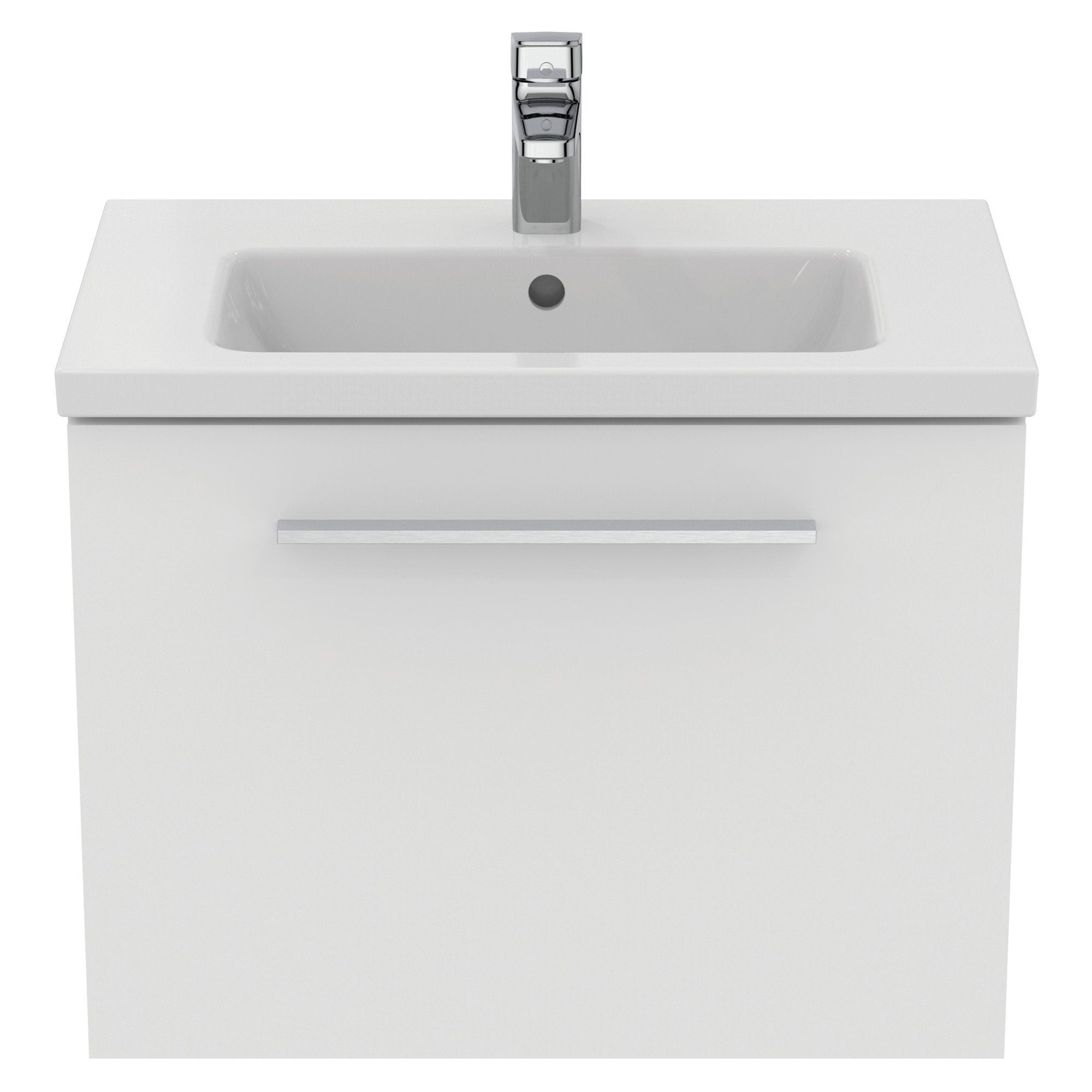 Ideal Standard i.life S Compact Matt White Wall-mounted Bathroom Vanity unit (H)44cm (W)60cm
