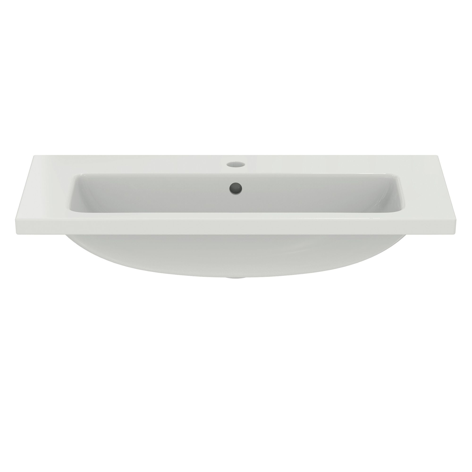 Ideal Standard i.life S Gloss White Rectangular Vanity Basin (W)80cm