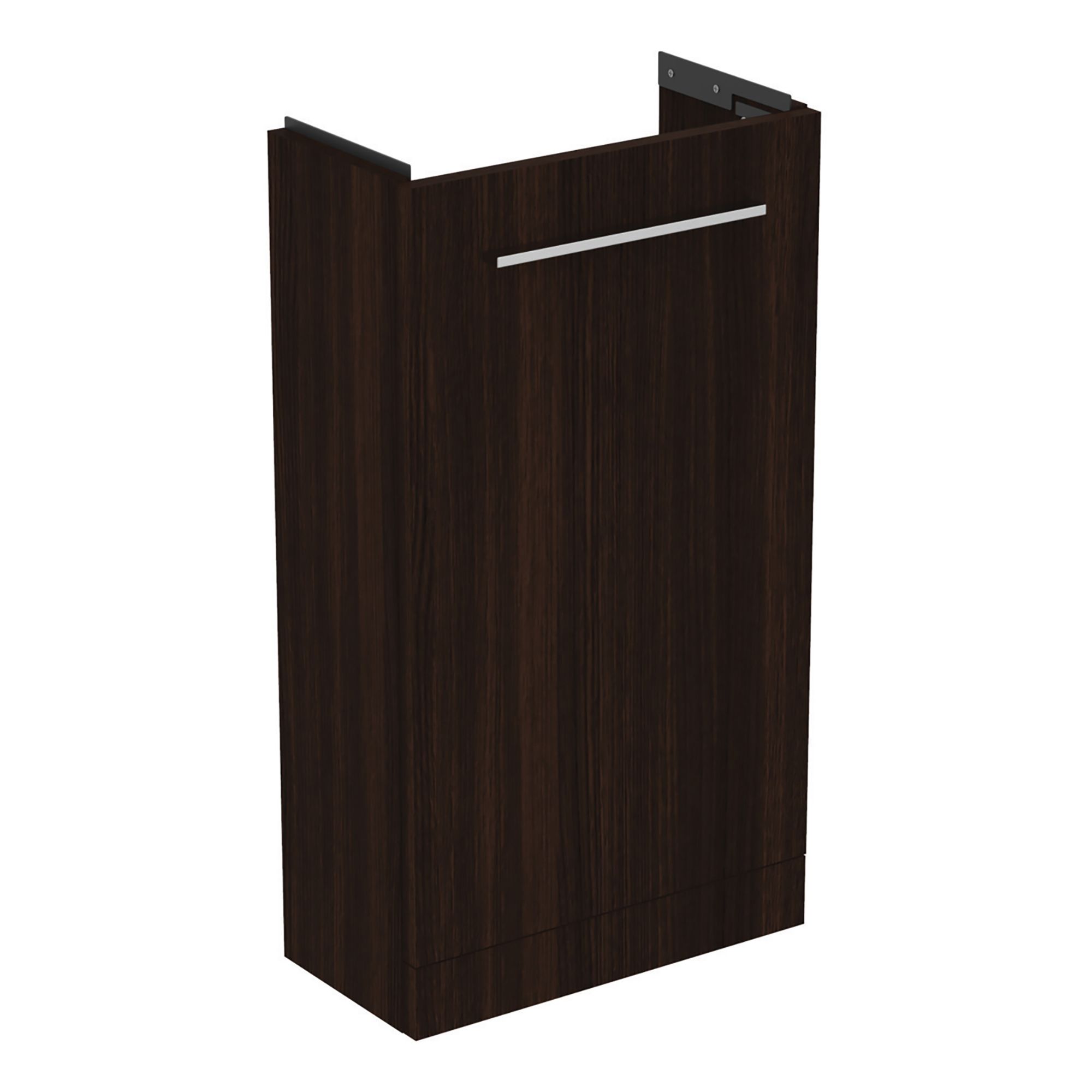 Ideal Standard i.Life S Matt Coffee brown Freestanding Cloakroom vanity unit & basin set - Includes Aluminium Handle (W)450mm (H)740mm