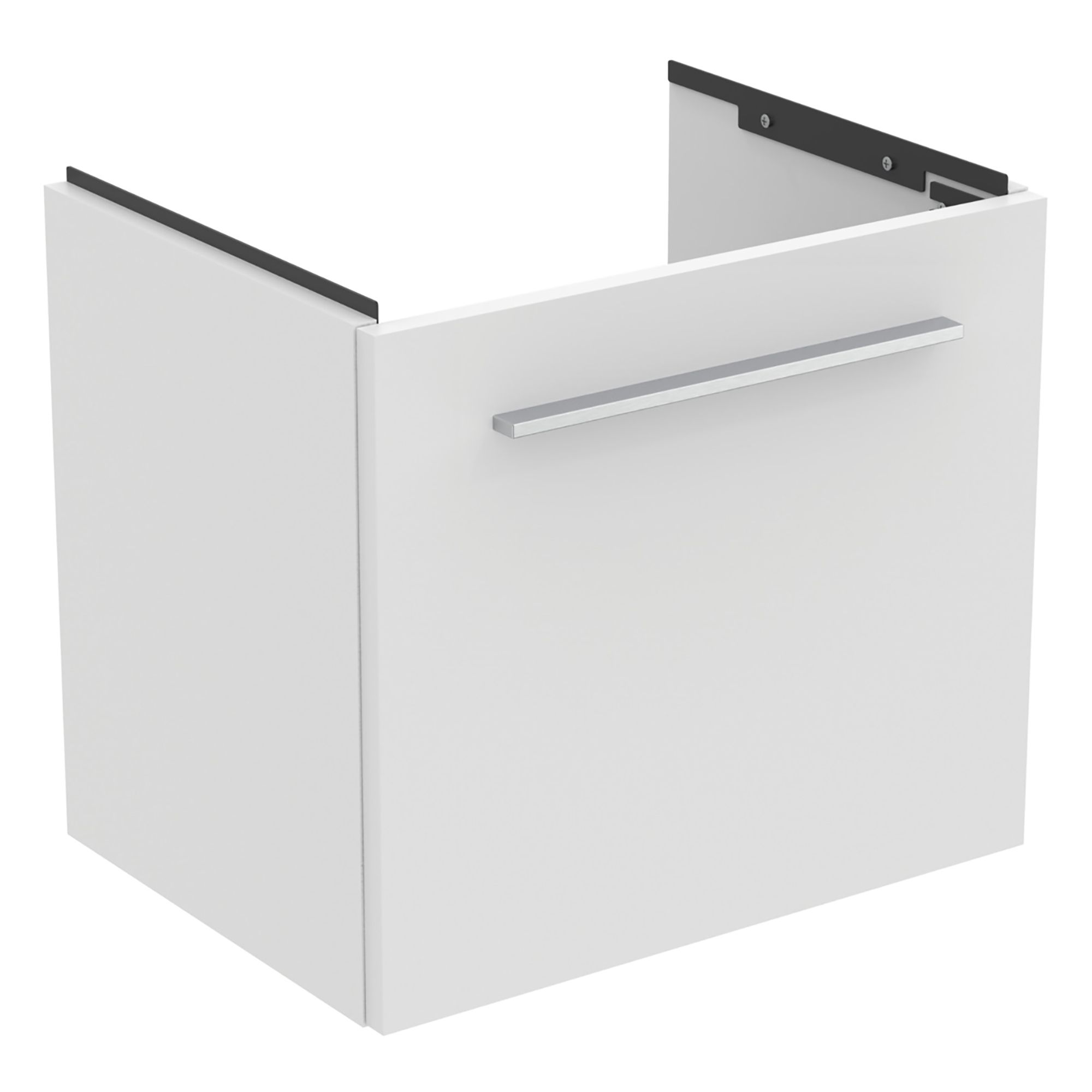Ideal Standard i.Life S Matt White Wall-mounted Vanity unit & basin set - Includes Aluminium Handle (W)500mm (H)440mm