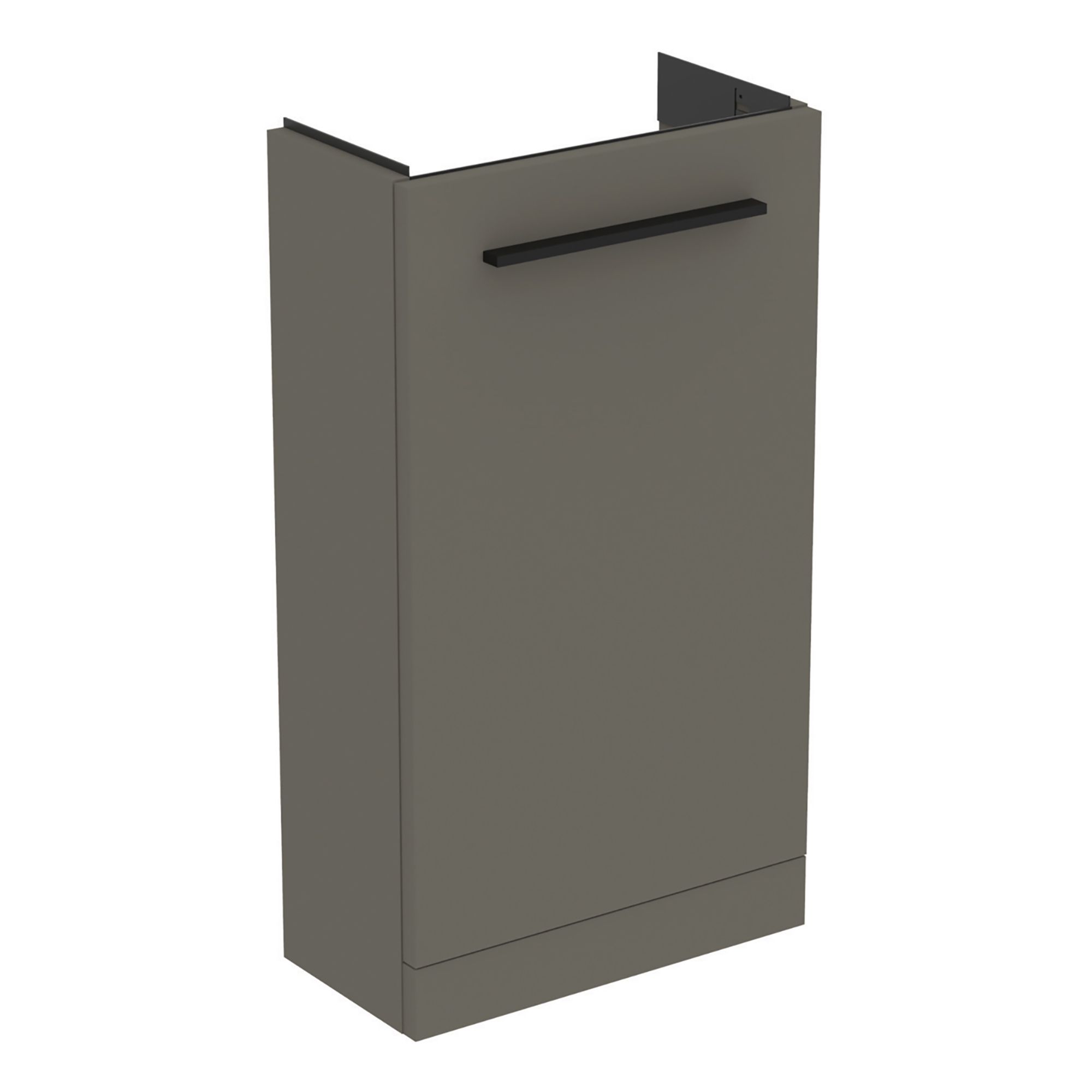 Ideal Standard i.life S Slimline Matt Quartz grey Freestanding Bathroom Vanity unit (H)74cm (W)41cm