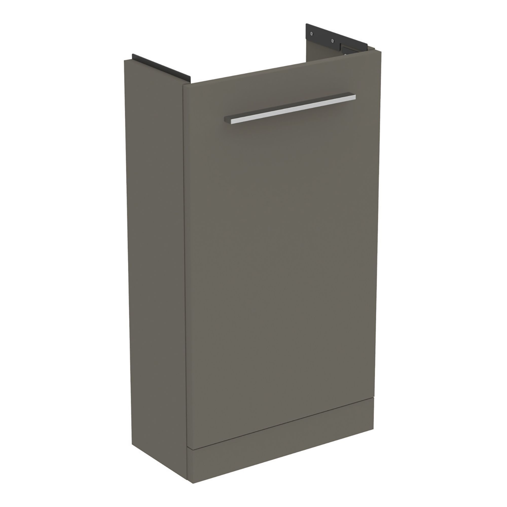 Ideal Standard i.life S Slimline Matt Quartz grey Freestanding Bathroom Vanity unit (H)74cm (W)41cm