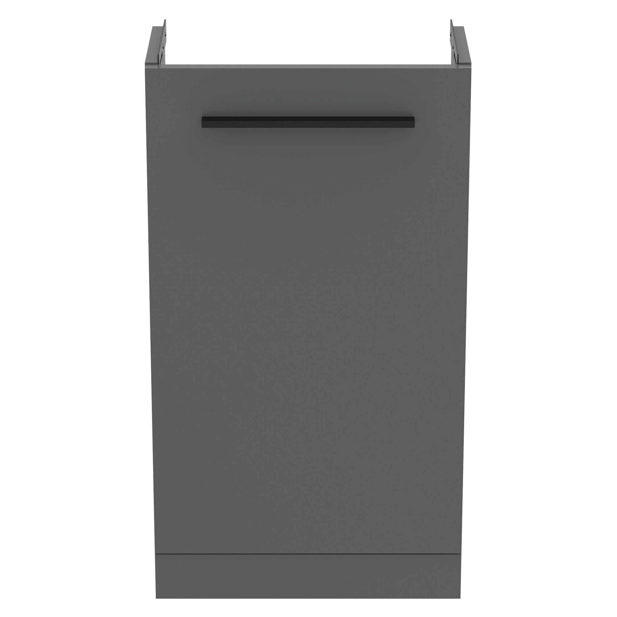 Ideal Standard i.life S Slimline Matt Quartz grey Freestanding Bathroom Vanity unit (H)74cm (W)41cm