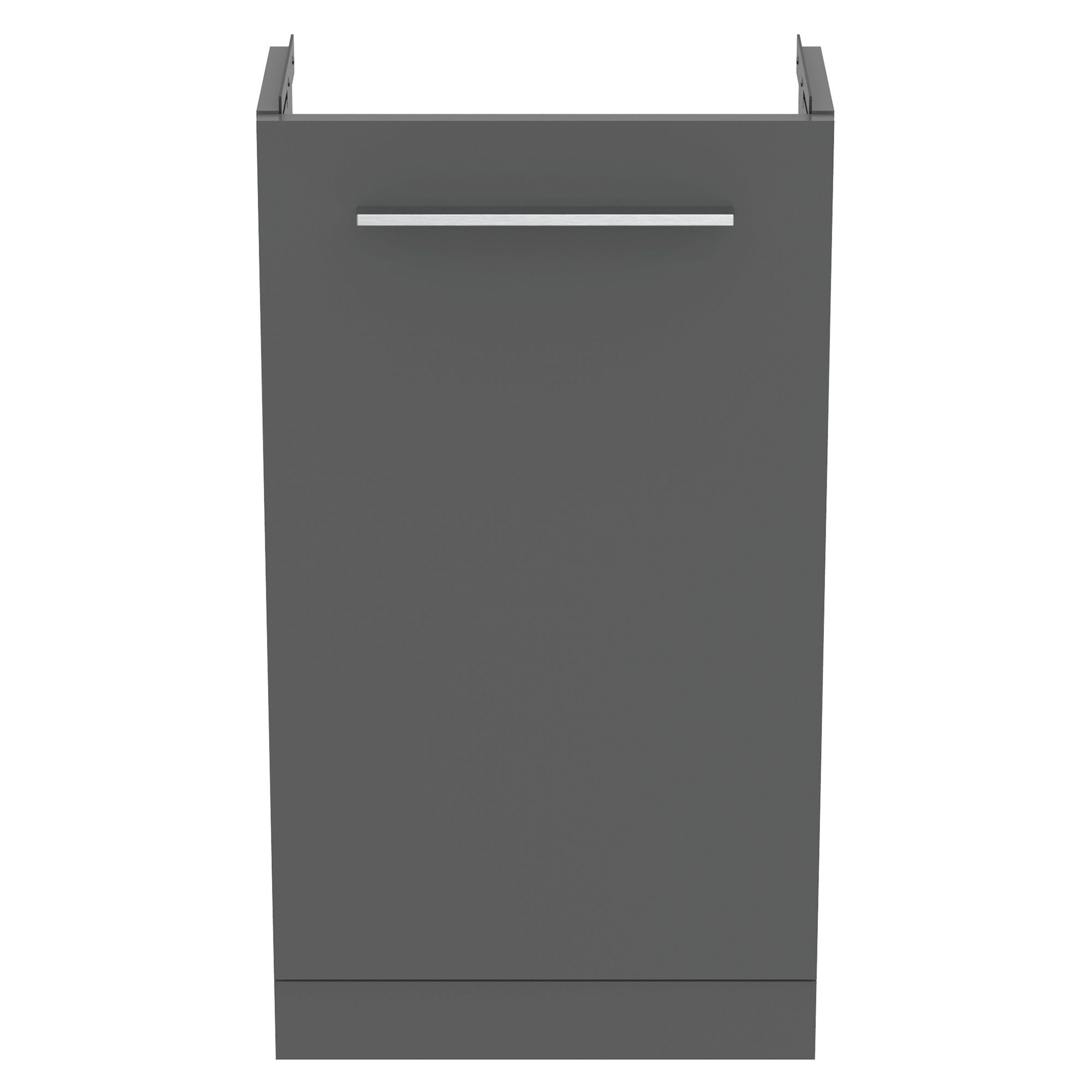 Ideal Standard i.life S Slimline Matt Quartz grey Freestanding Bathroom Vanity unit (H)74cm (W)41cm