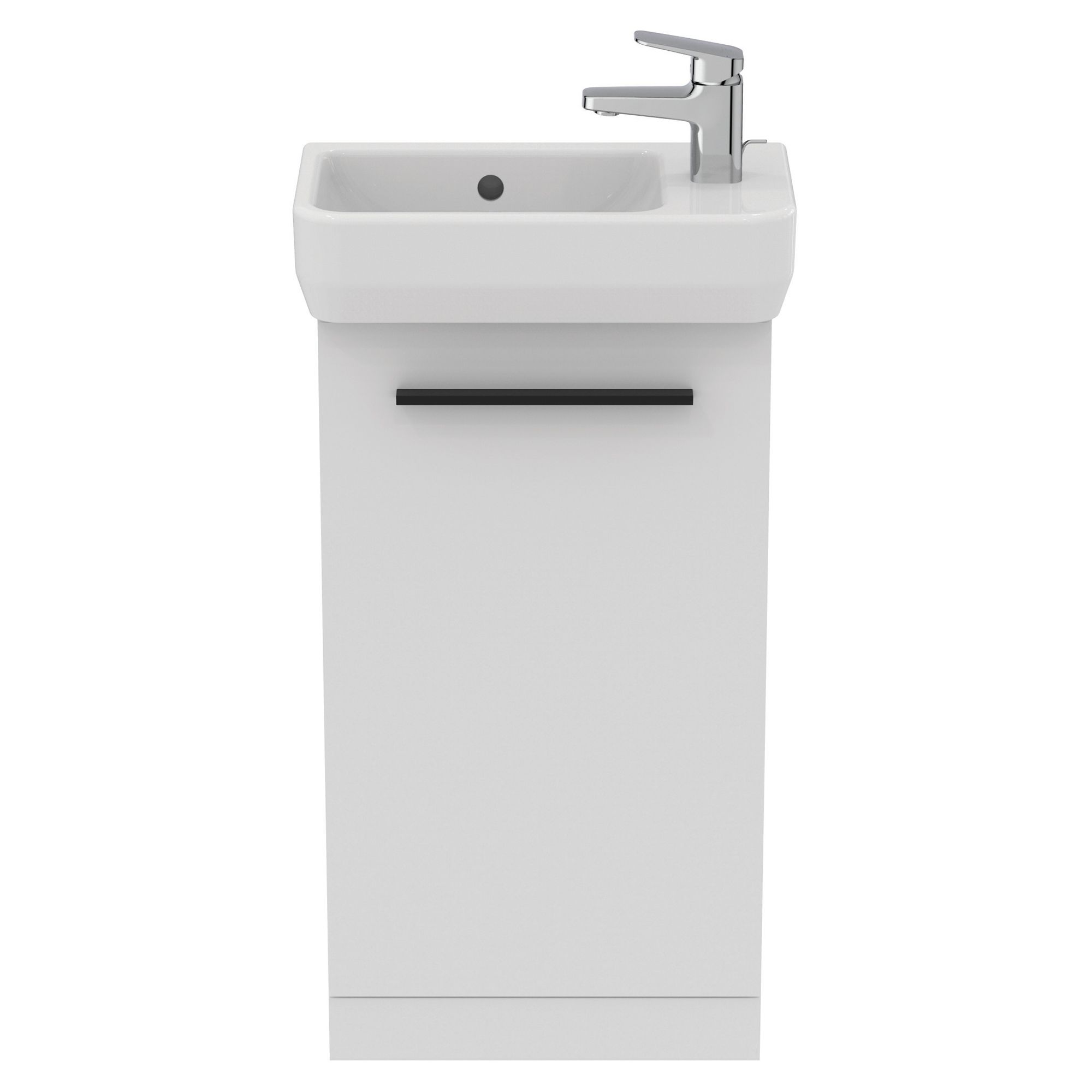 Ideal Standard i.life S Slimline Matt White Freestanding Bathroom Vanity unit (H)74cm (W)41cm