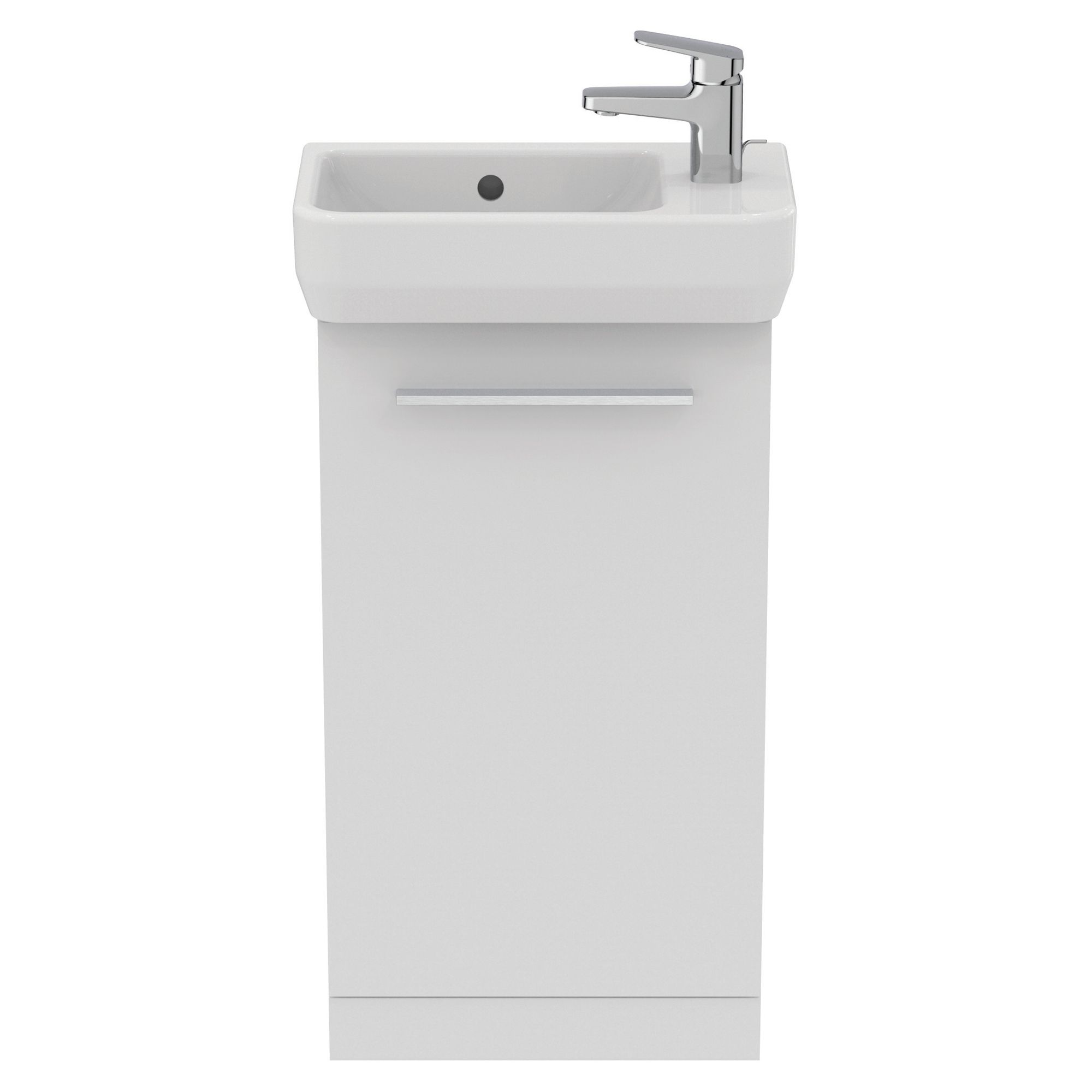 Ideal Standard i.life S Slimline Matt White Freestanding Bathroom Vanity unit (H)74cm (W)41cm