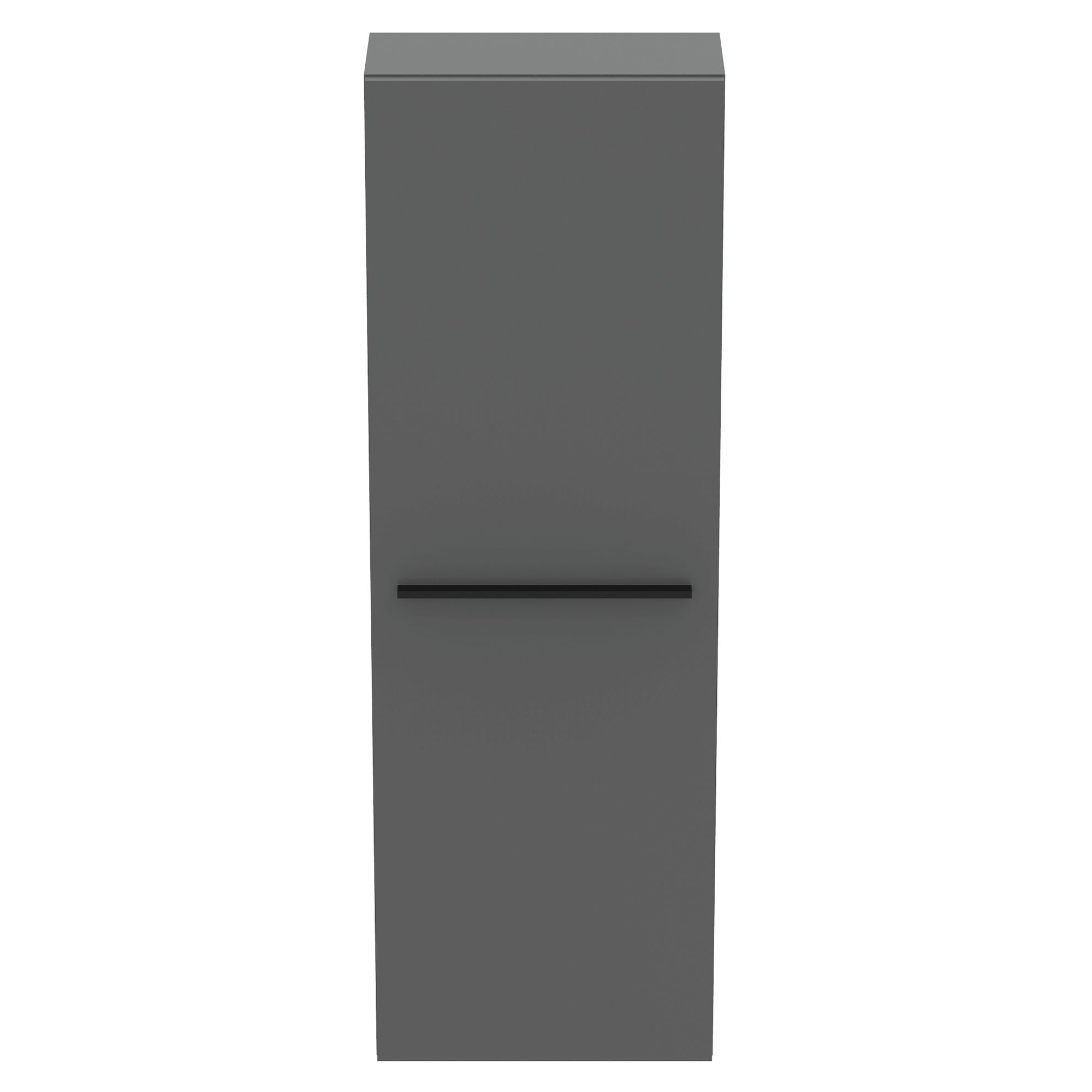 Ideal Standard i.life S Tall Gloss Quartz grey Single Wall-mounted Bathroom Cabinet (H)120cm (W)40cm
