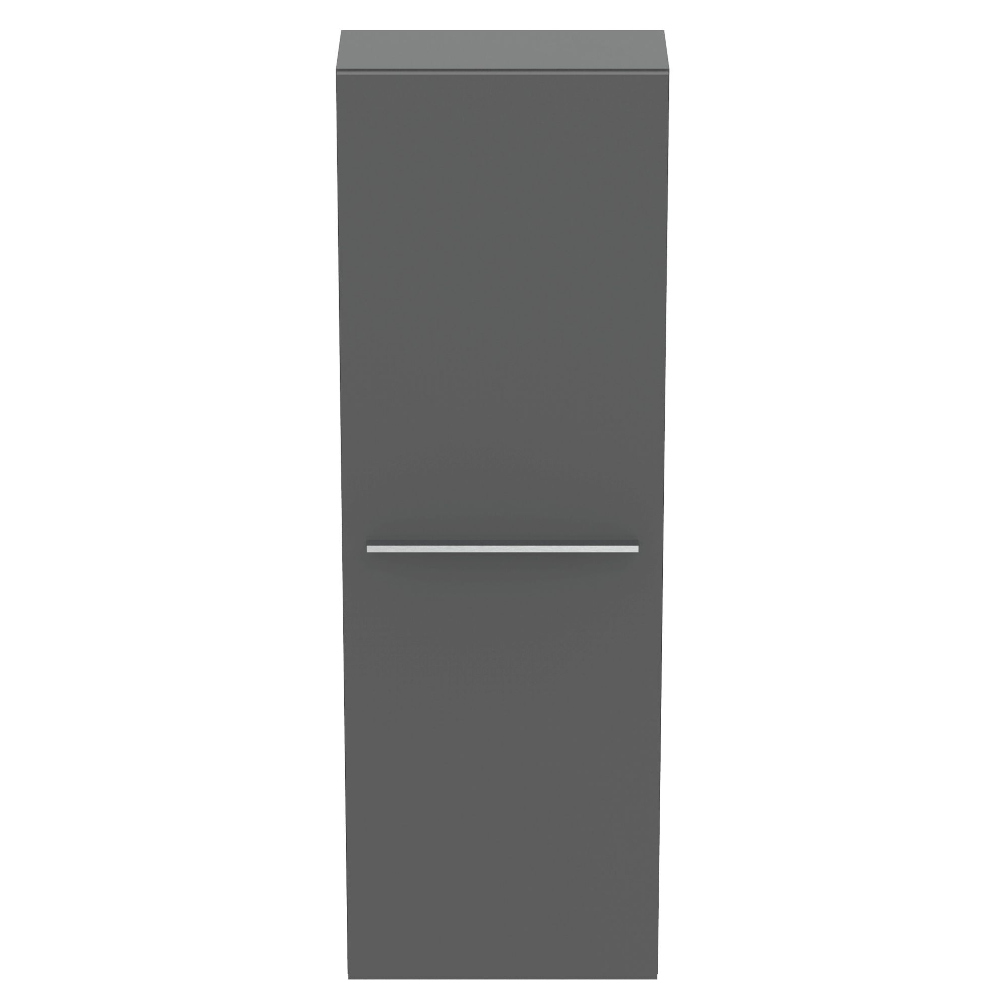 Ideal Standard i.life S Tall Gloss Quartz grey Single Wall-mounted Bathroom Cabinet (H)120cm (W)40cm