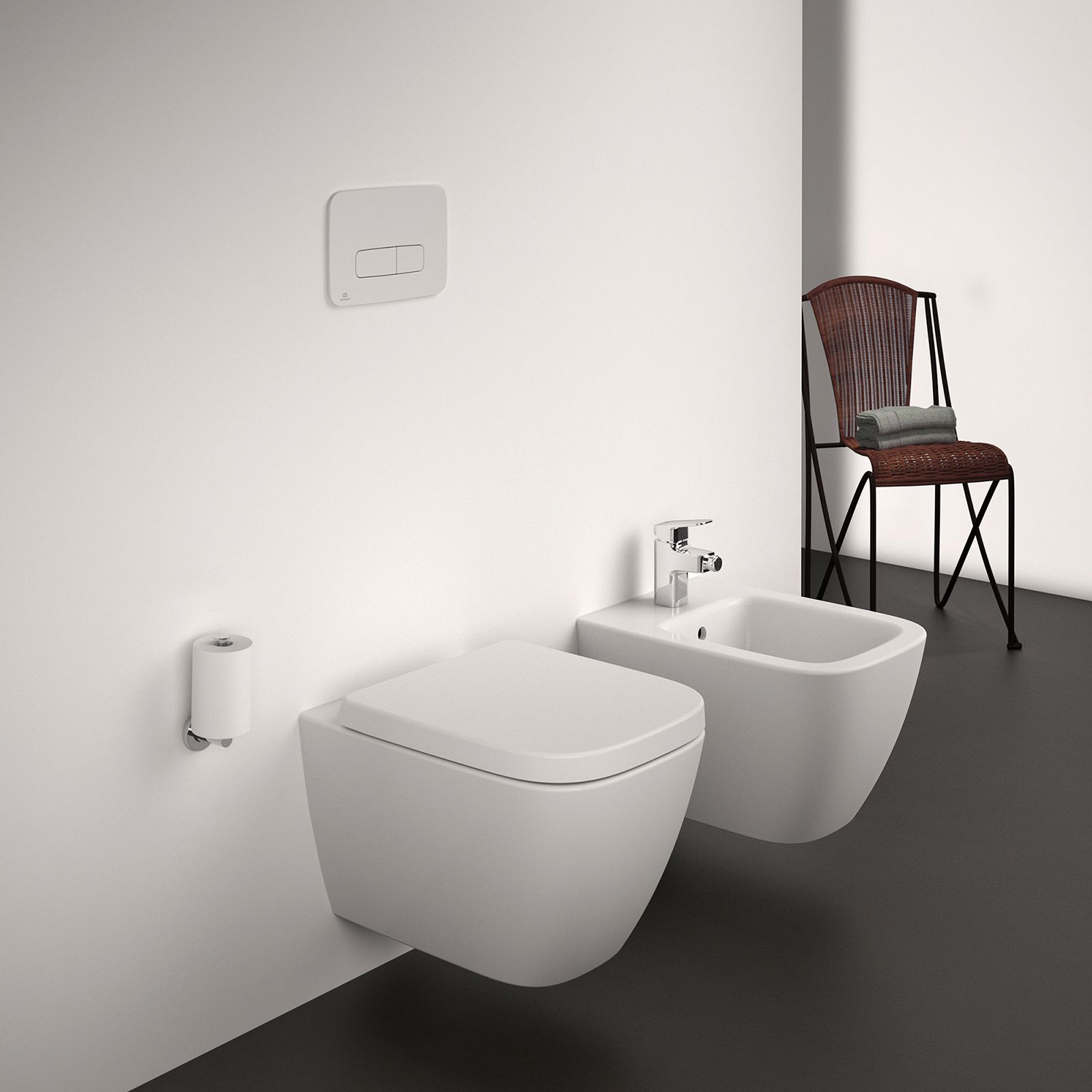 Ideal Standard i.life S White Compact Soft close Toilet seat