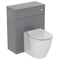 Ideal Standard Imagine aquablade Grey Back to wall Toilet with Soft close seat