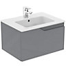 Ideal Standard Imagine Gloss grey Vanity unit & basin set (W)600mm (H)350mm