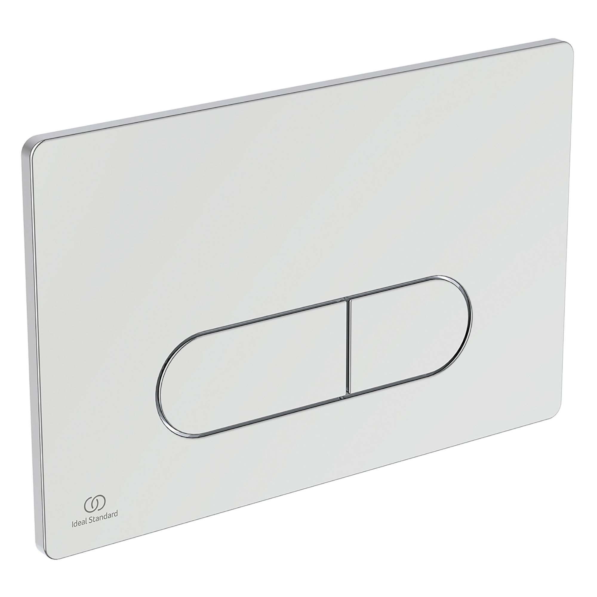Ideal Standard Oleas P1 Chrome effect Wall-mounted Dual Flushing plate (H)154mm (W)234mm