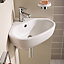 Ideal Standard Studio echo White Wall-mounted Corner Basin (W)45cm