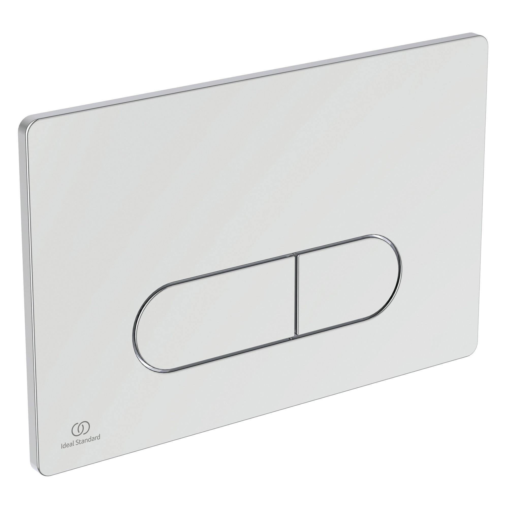 Ideal Standard Surface or wall-mounted Water-saving Flushing plate (H)154mm (W)234mm