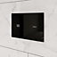 Ideal Standard Symfo NT1 electronic Black Wall-mounted Dual Flushing plate with No-touch activation (H)220mm (W)150mm