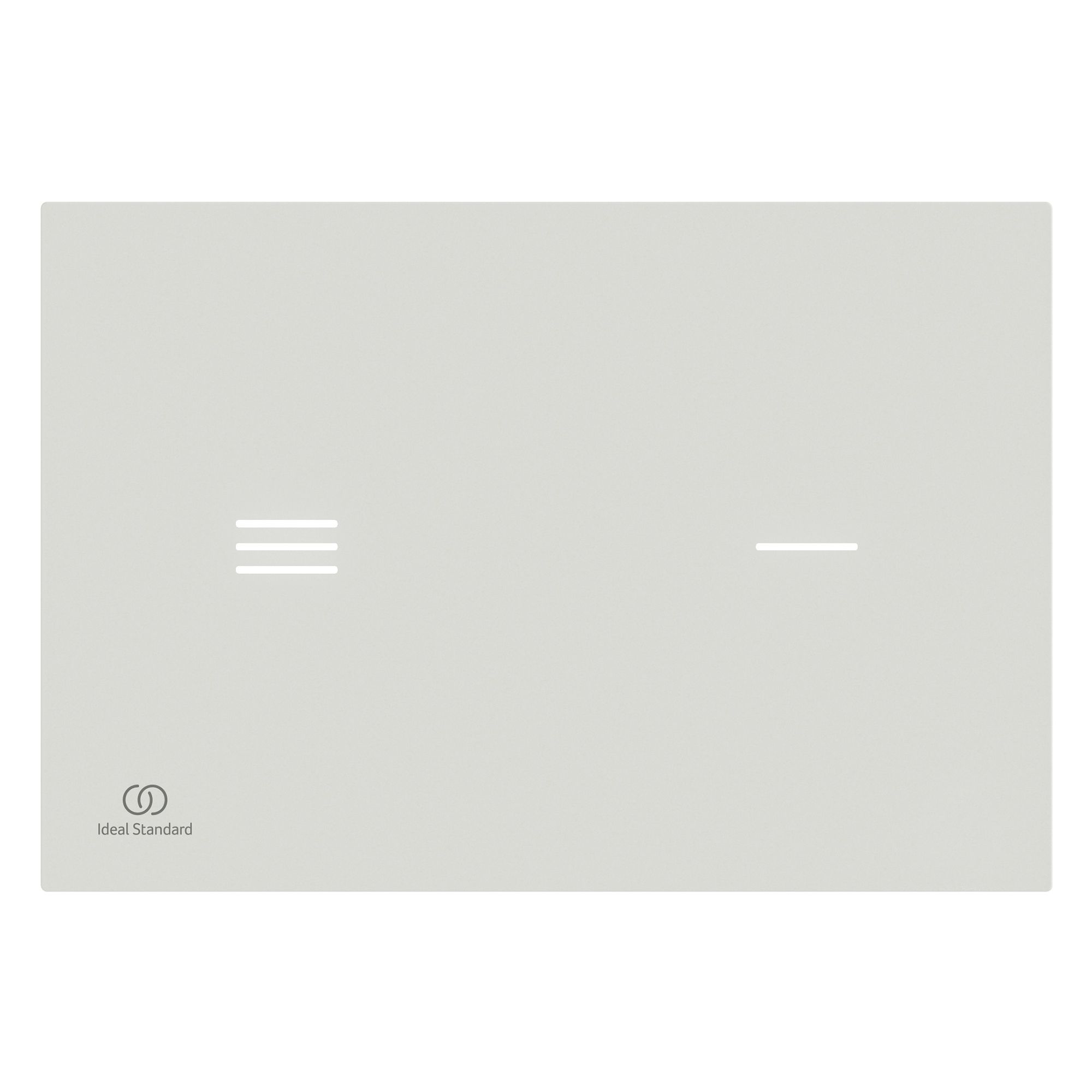 Ideal Standard Symfo NT1 electronic White Wall-mounted Dual Flushing plate with No-touch activation (H)220mm (W)150mm