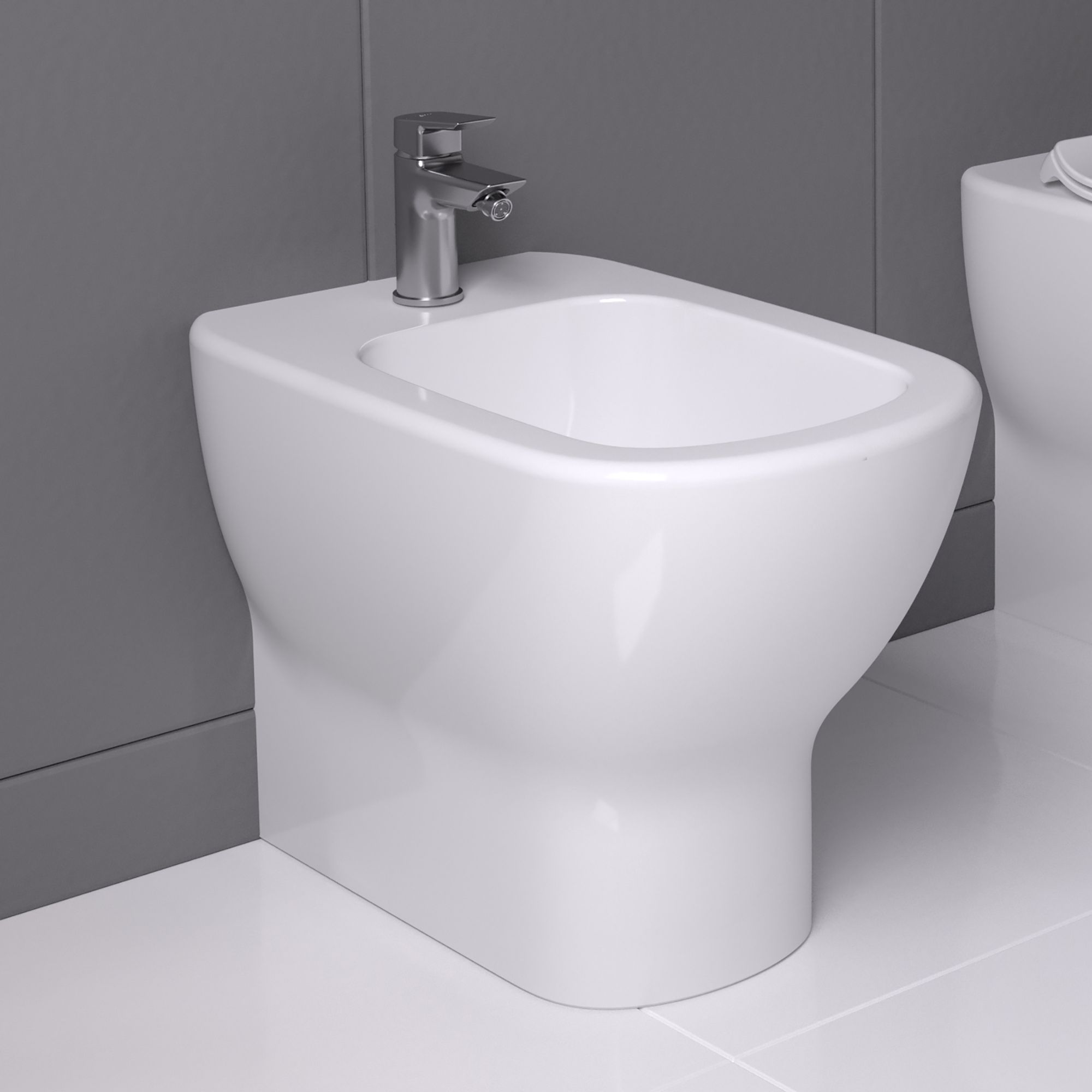 Ideal Standard Tesi Back to wall Floor-mounted Bidet