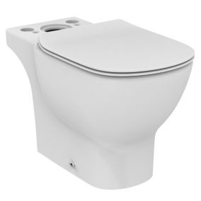 Ideal Standard Tesi White Close-coupled Toilet set with Soft close seat
