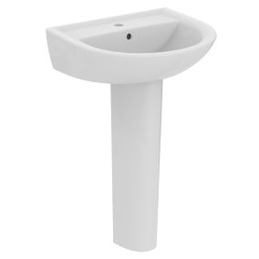 Ideal Standard Tirso Gloss White Floor-mounted Full pedestal (H)86cm (W)55cm