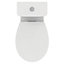 Ideal Standard Tirso White Standard Open back close-coupled Round Toilet set with Soft close seat