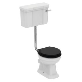 Ideal Standard Waverley Low Level White High-low Toilet & cistern with Standard close seat