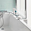 Ideal Standard White Shower Bath Acrylic L-shaped Right-handed Shower Bath (L)1695mm (W)845mm