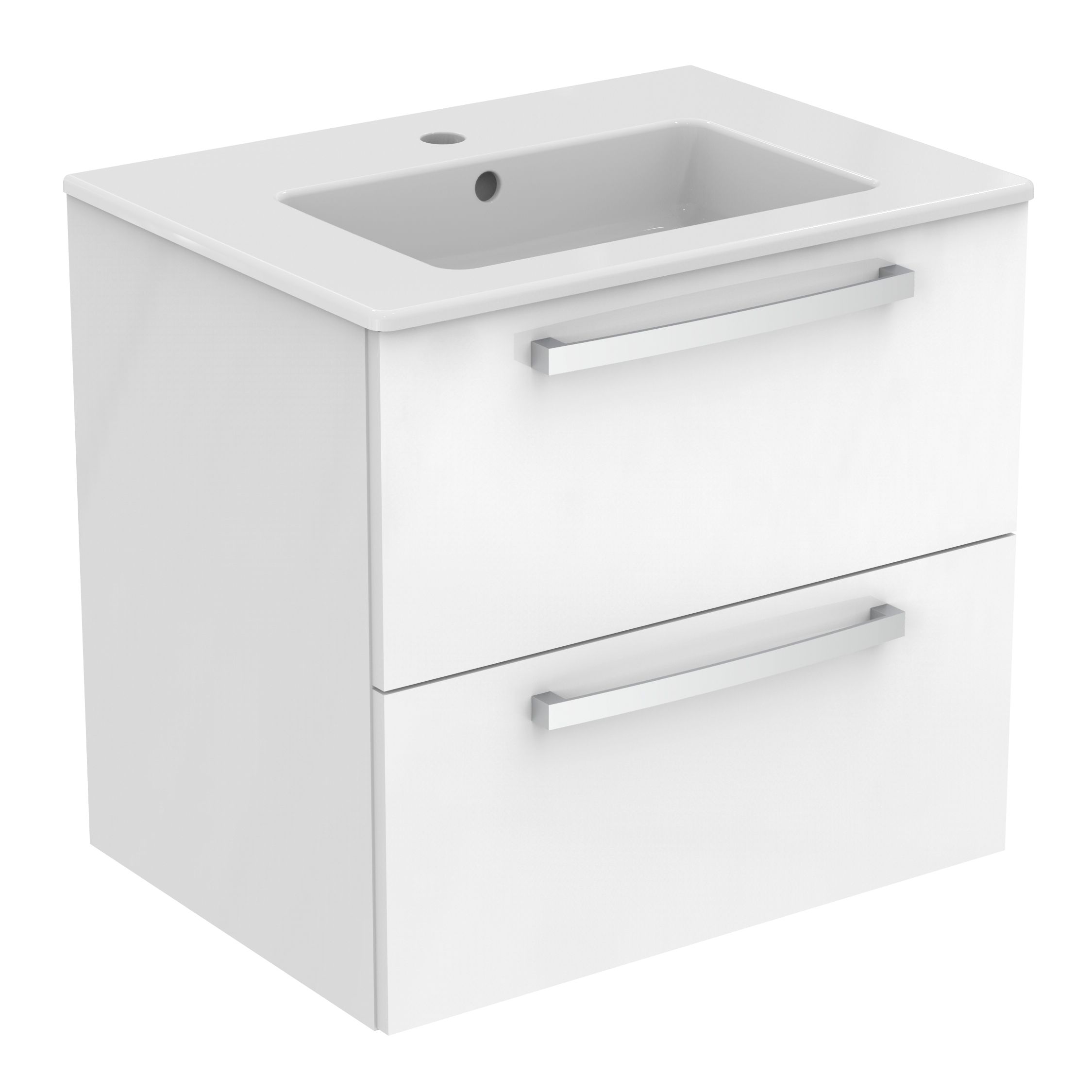 Ideal Standard White Vanity unit & basin set (W)610mm (H)565mm Tradepoint