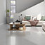 Ideal White Matt Marble effect Ceramic Wall & floor Tile, Pack of 13, (L)338mm (W)338mm